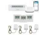 HOMEMATIC IP Smart-Home-Zubehör "Starter Bundle Fußbodenheizung für 3 Räume", weiß, B:28,5cm H:32cm T:40,5cm, Smart-Home-Stationen