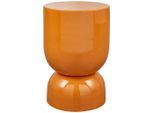 Livetastic , Orange , Metall , rund , 32x47x32 cm , Kleinmöbel, Beistelltische