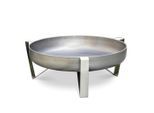 Möbelix , Edelstahlfarben , Metall , 66.5x25x67.5 cm , Grüner Punkt, Made in Europe, Handmade in Europe , abnehmbare Standfüße , Freizeit im Garten, Gartenaccessoires, Feuerschalen