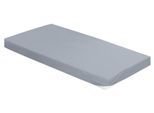 Spannbettlaken IRISETTE "Porto 20", blau, B:150cm L:200cm, Jersey, Obermaterial: 95% Baumwolle, 5% Elasthan, Bettlaken, Spannbettlaken, besonders elastisch