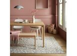 Teppich FLAIR RUGS "Abstract Diamond", bunt (pastell), B:200cm H:3mm L:290cm, Baumwolle, Kunstfaser, Polyester, Teppiche, Teppich, Chenille-Teppich, Melange Effekt, Wohnzimmer, Schlafzimmer, Esszimmer