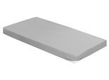 Spannbettlaken IRISETTE "Porto 20", grau, B:100cm L:200cm, Jersey, Obermaterial: 95% Baumwolle, 5% Elasthan, Bettlaken, Spannbettlaken, besonders elastisch