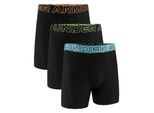 UA PERFORMANCE TECH - SOLID 6 IN 3PK Herren Boxershort