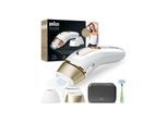 Braun IPL Silk-expert Pro 5, PL5243, dauerhaft sichtbare Haarentfernung weiß/gold