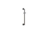 Hewi System 900 Brausehalterstange 900.33.03160DD Edelstahl pulverbeschichtet dunkelgrau perlglimmer tiefmatt/chrom, 900 mm, Stange