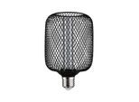 PAULMANN LED-Leuchtmittel "Metallic Glow Zyl Spiral 200lm 4,2W 1800K 230V", schwarz, L:16,2cm Ø:10cm, Leuchtmittel, LED-Leuchtmittel