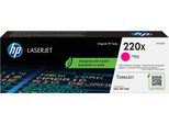 HP Tonerpatrone "HP original Toner 220 Größen A+X, Farben:B/C/M/Y", pink (magenta 2), Tonerpatronen, Tonerpatrone