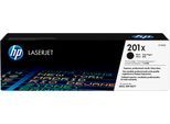 HP Tonerpatrone "HP original Toner 201 Farben: B/C/M/Y Größen: A+X", schwarz (schwarz 3), Tonerpatronen, Tonerpatrone