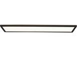 HANSEATIC LED Panel "DLP220A", schwarz, 1, H: 4,2cm, 1 Stk., Leuchten, Deckenlampe, Deckenleuchte, dimmbar, CCT über Wandschalter, Backlight, LED Panel