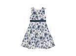 Partykleid DANAMADE "DANAMADE Dresses Mädchenkleid DPLACIDA", Mädchen, Gr. 110, EURO, blau (navy), Obermaterial: 85%Polyester, 15%Baumwolle. Futter: 100%Polyester, Kleider Partykleid