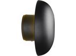 REALITY LEUCHTEN LED Wandleuchte "DAVEY, runde Akku Wandlampe mit Touchdimmer, USB-Anschluss Ø 15,5 cm", schwarz matt, 1, Ø 15,5cm, 1 Stk., Leuchten, Indoor Akku Wandlampe, einfache Wandbefestigung, Tiefe 8,5 cm, LED Wandleuchte