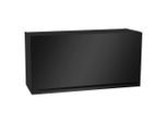 P & B Küchenoberschrank, Schwarz, Holzwerkstoff, 1 Fächer, 100x50x34.6 cm, hängend, Küchen, Küchenmöbel, Küchenschränke, Küchenoberschränke