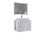 Badezimmer Lendas 3-tlg. ca. 80 cm Weiß