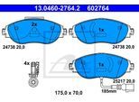 ATE Bremsensatz, Scheibenbremse Bremsensatz-Vorn und Hinten sg00000dz4 Hinterachse voll 300mm 30mm für SEAT VAG Skoda