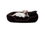 Tierlando Hundebett PHILIP SOFT Cord Velours 110 140 170cm XL XXL XXXL Hundesofa braun 1,1 m, 25 cm, 80 cm