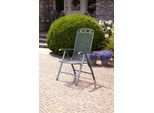 Gartensessel Toulouse Grau Metall