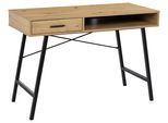 Schreibtisch Scott Schwarz/Eiche Artisan
