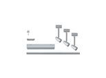 Schienensystem-Strahler Starter Set Barelli max. 10 W