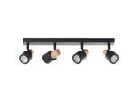 Strahler Pini BA4 Schwarz/Holz max. 10 Watt