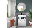 Badezimmer Prisma 2-tlg. ca. 60 cm Weiß