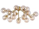 Deckenleuchte Dallas Goldfarben max. 28 Watt Deckenlampe