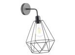 Wandleuchte Baldo Schwarz max. 22 Watt Wandlampe