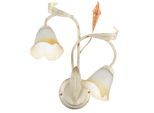 Wandleuchte Lucrezia Avorio Weiß/Hellbraun max. 6 Watt Wandlampe