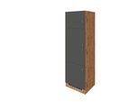 Held Kühlschrank-Umbauschrank ca. 60 cm Anthrazit/Eiche
