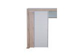 Pergola-Seitenteil Deco Wall ca. 31x233 cm Alu Holzoptik