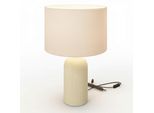 Tischleuchte Lucina Beige/Creme max. 40 Watt