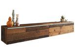 Lowboard ca. 180x30 cm mit LED Eiche Old Vintage