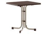 Gartentisch ca. 70x70x72cm Champagner;Mokka