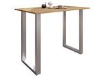 Bartisch XONA Silber/ Honigeiche ca.140x102x80cm