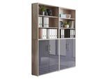 Aktenschrank Office Edition Sw Set 11 Sonoma Eiche/Anthrazit