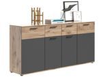 Kommode Mason ca. 180x87 cm Eiche/Grau