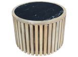 Couchtisch Sway Natur/Schwarz schwenkbare Tischplatte