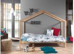 Hausbett Dallas 90x200 cm Kiefer Natur Echtholz
