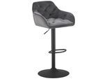 Barhocker Eileen Grau/Schwarz