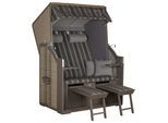 Strandkorb Compact Grau