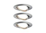LED-Spot-Set EBL Base Set Alufarben max. 5 Watt 3-teilig