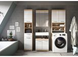 Badezimmer Lambada 4-tlg. ca. 160 cm Eiche/Weiß