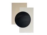 Akustikpaneel Milla Schwarz/Beige