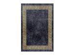Flachwebeteppich Fiesta Schwarz ca. 200x290cm