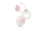 Kinderwandleuchte Butterfly Weiß/Pink max. 6 Watt Wandlampe