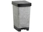 Treteimer Style Schwarz/Grau ca. 25l