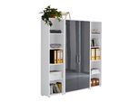 Aktenschrank Office Edition Sw Set 3 hoch Weiß/Anthrazit