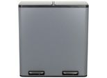 Abfallsammler Clean Grau ca. 58,5x62x32cm