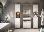 Badezimmer Lambada 5-tlg. ca. 134 cm Eiche/Weiß