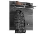 Garderobenpaneel Scout ca.90x98x27cm Grau