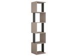 Bücherregal Piri ca. 35x161x30 cm Beige